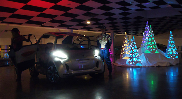 Nocturne au Musée de l'Aventure Peugeot le 12 décembre 2014