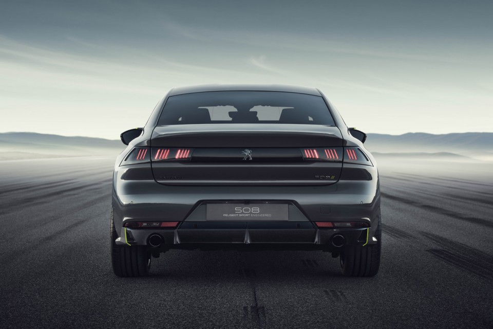 Photo face arrière 508 Peugeot Sport Engineered Concept (2018)
