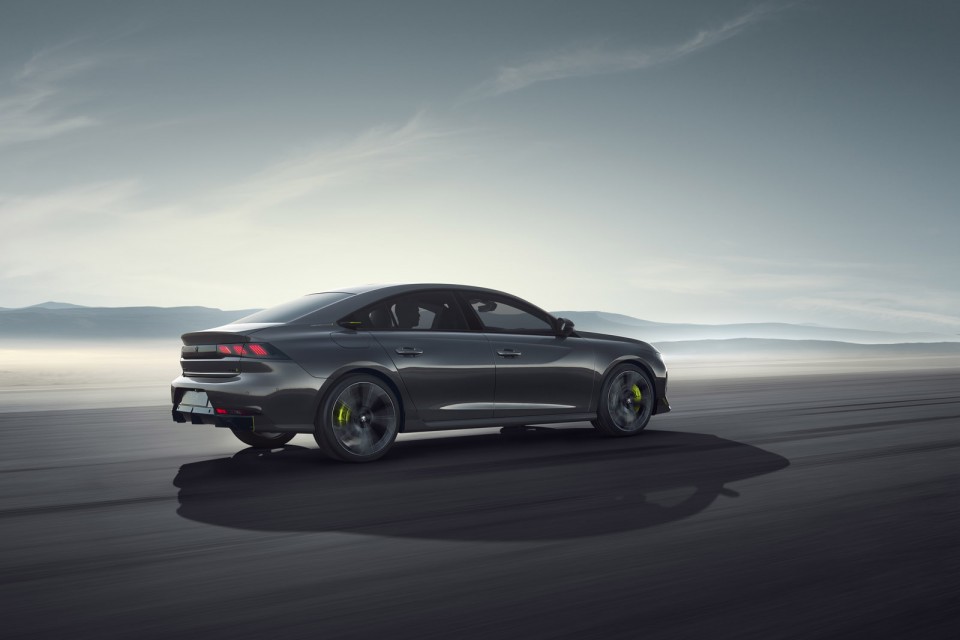 Photo dynamique 508 Peugeot Sport Engineered Concept (2018)