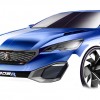 Sketch officiel Peugeot 308 R HYbrid (2015)