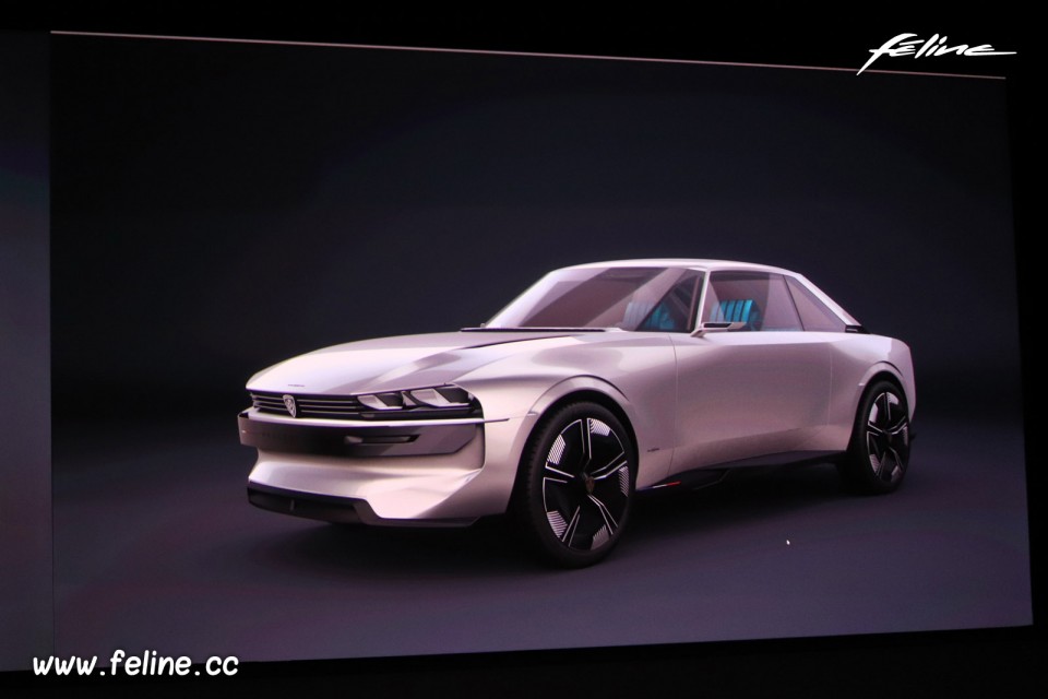 Photo coulisses projet Peugeot e-Legend Concept Car (2018)