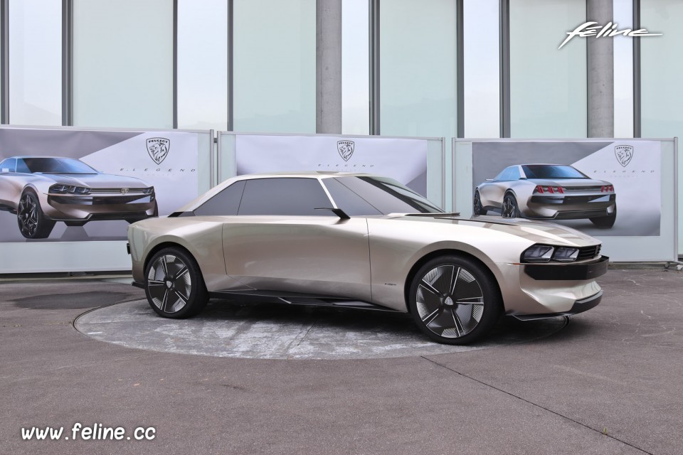 Photo coulisses projet Peugeot e-Legend Concept Car (2018)