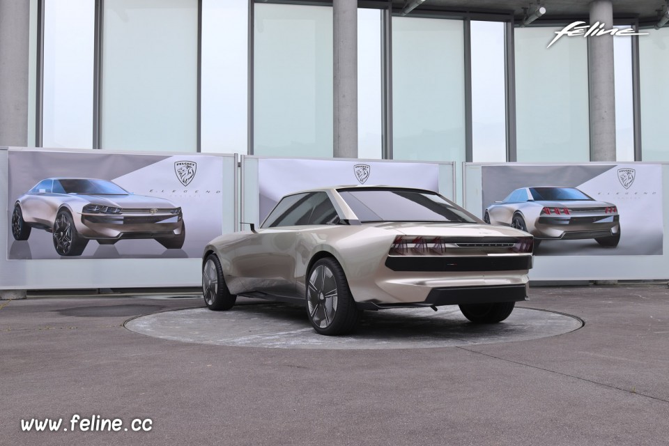 Photo coulisses projet Peugeot e-Legend Concept Car (2018)