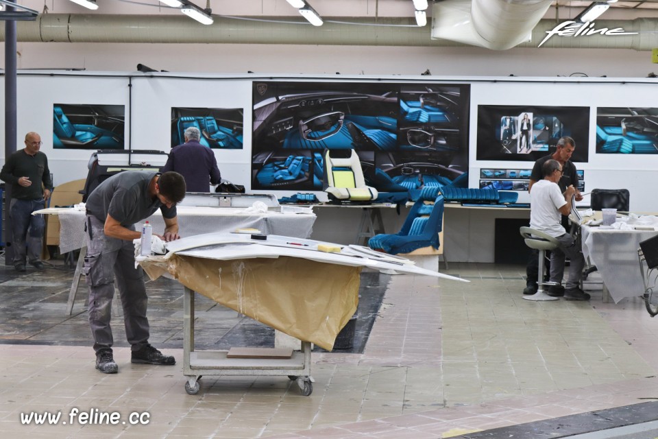 Photo coulisses projet Peugeot e-Legend Concept Car (2018)