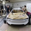 Photo coulisses projet Peugeot e-Legend Concept Car (2018)