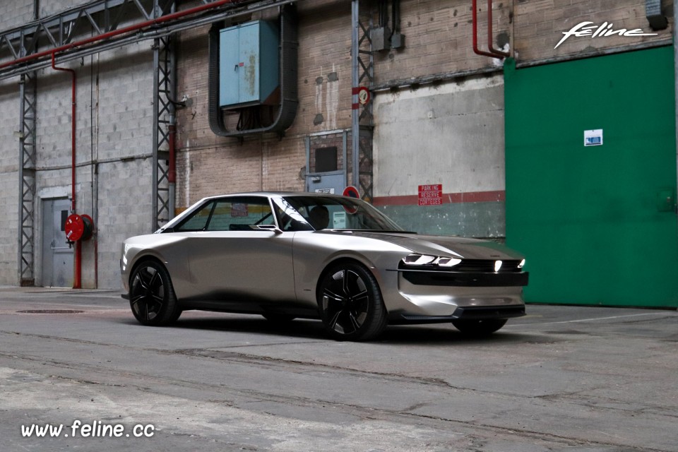 Photo coulisses projet Peugeot e-Legend Concept Car (2018)