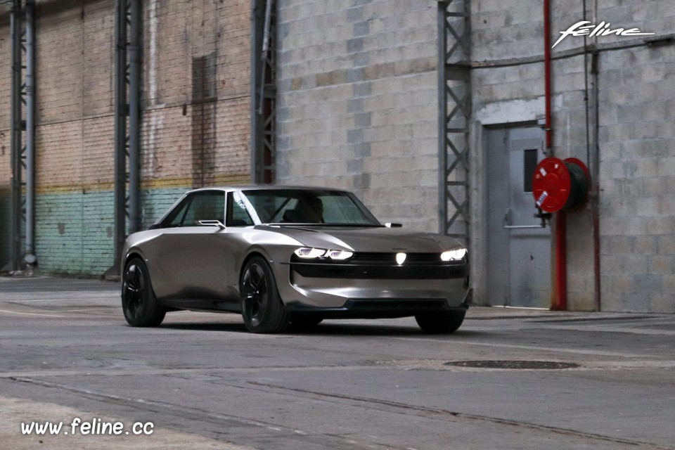 Photo coulisses projet Peugeot e-Legend Concept Car (2018)