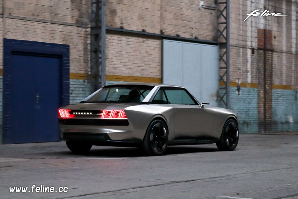 Photo coulisses projet Peugeot e-Legend Concept Car (2018)