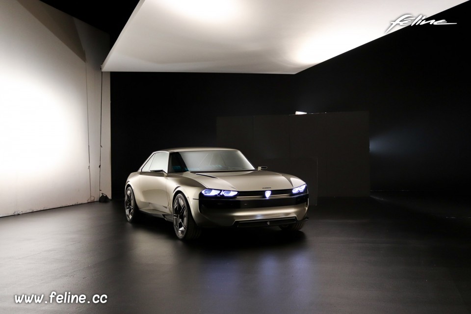 Photo coulisses projet Peugeot e-Legend Concept Car (2018)