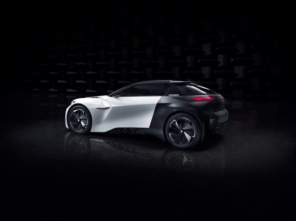 Photo 3/4 arrière Peugeot Fractal Concept Car (2015)