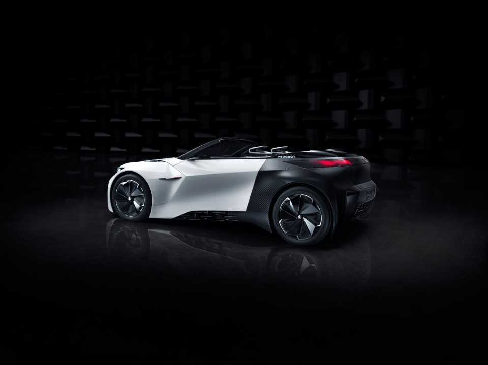 Photo 3/4 arrière Peugeot Fractal Concept Car (2015)