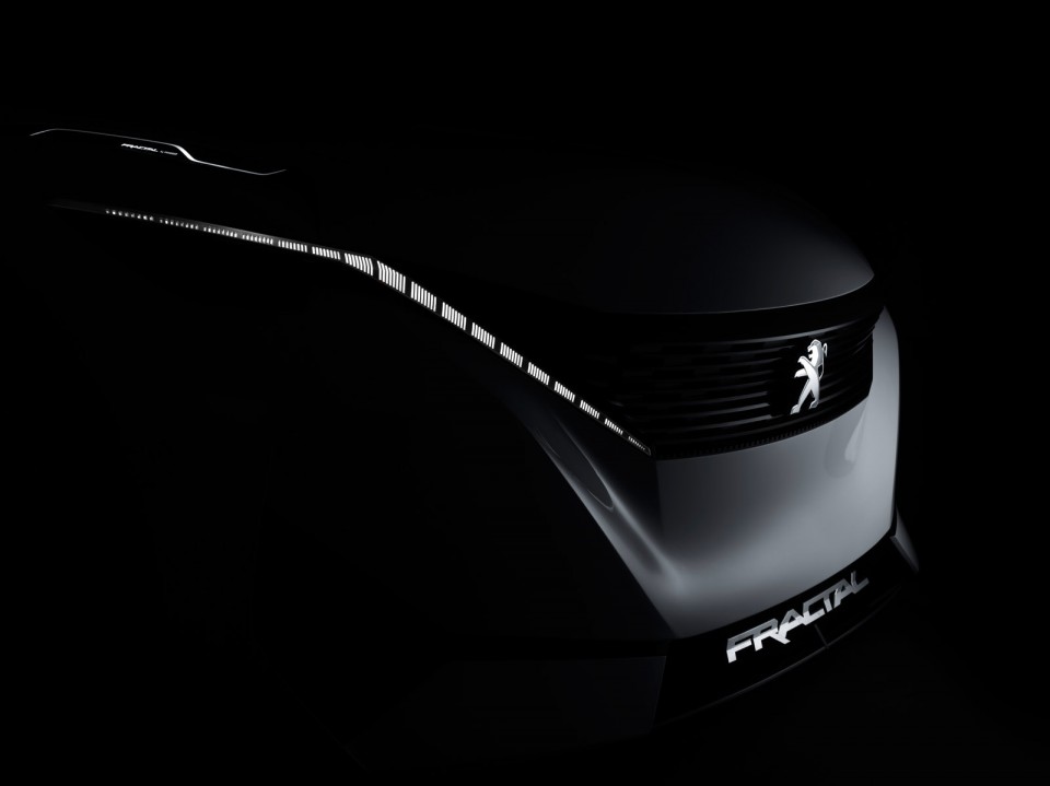 Photo feux avant LED Peugeot Fractal Concept Car (2015)