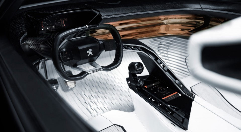 Photo intérieur i-Cockpit Peugeot Fractal Concept Car (2015)