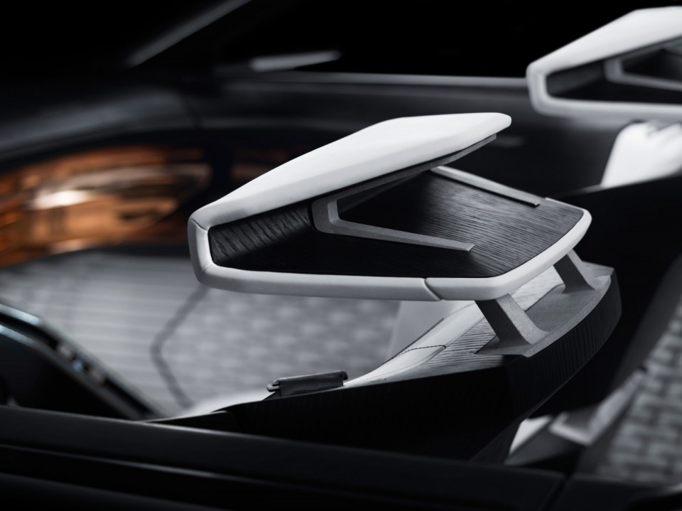 Photo détail appuie tête Peugeot Fractal Concept Car (2015)