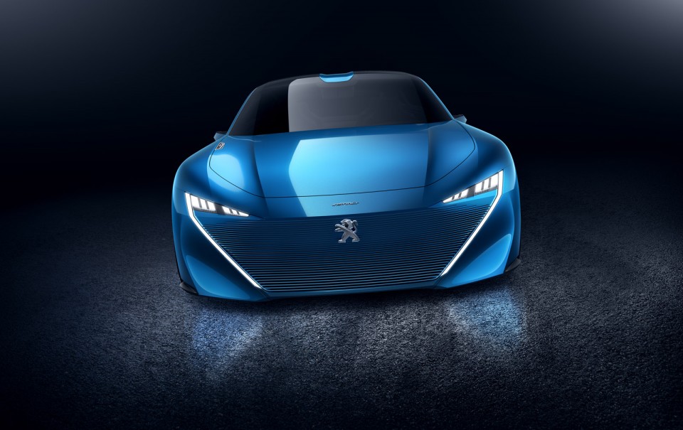 Photo officielle face avant Peugeot Instinct Concept Car (2017)