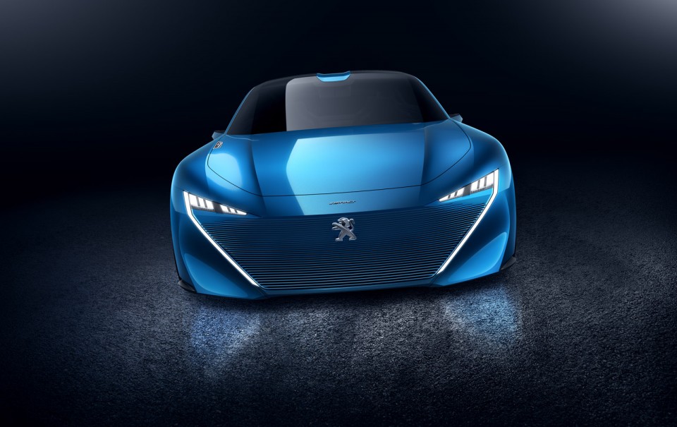 Photo officielle face avant Peugeot Instinct Concept Car (2017)