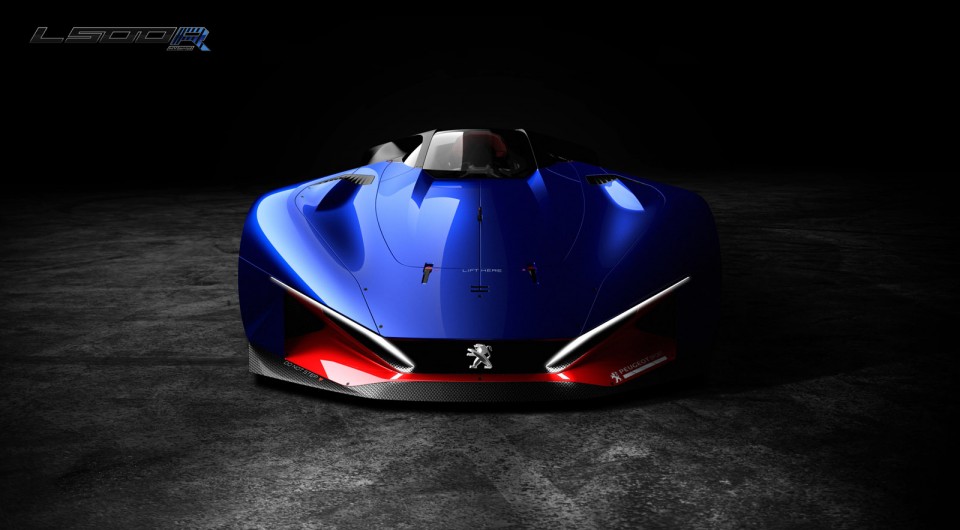 Photo face avant Peugeot L500 R HYbrid Concept (2016)