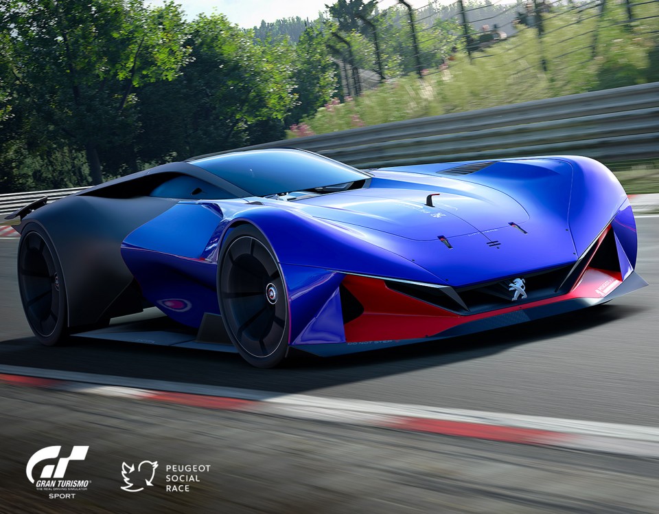 Photo officielle Peugeot L750 R HYbrid Vision Gran Turismo (2017