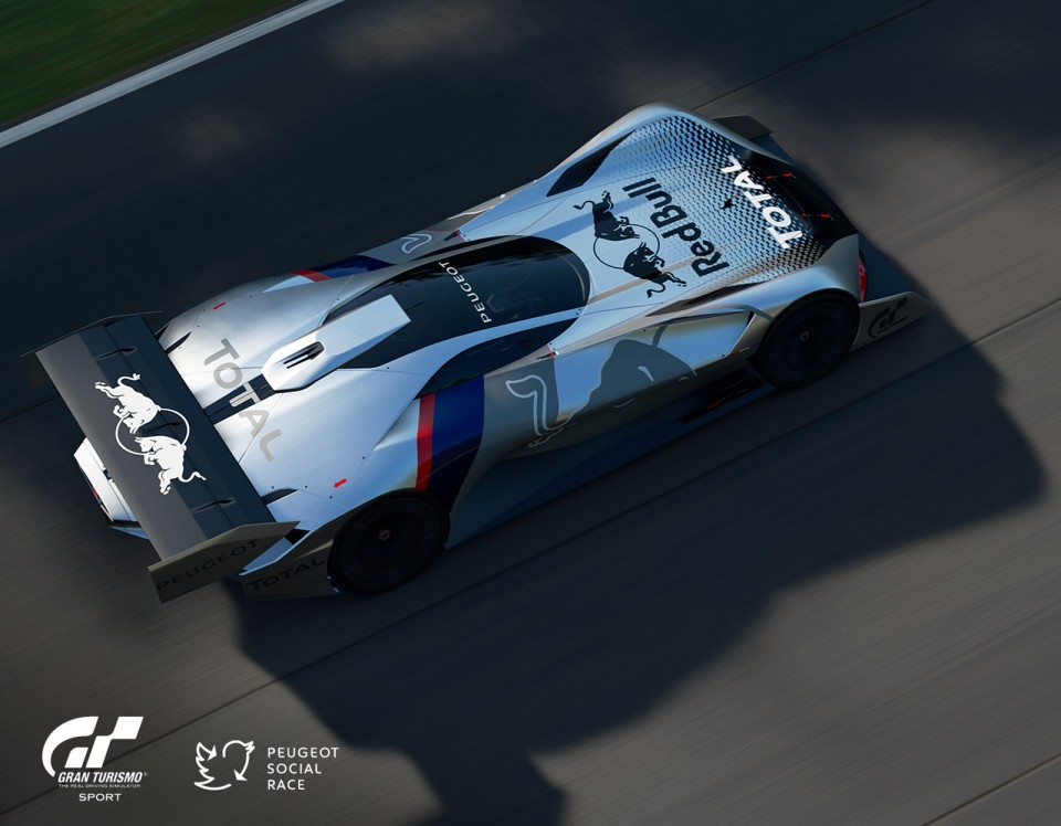 Photo officielle Peugeot L750 R HYbrid Vision Gran Turismo (2017