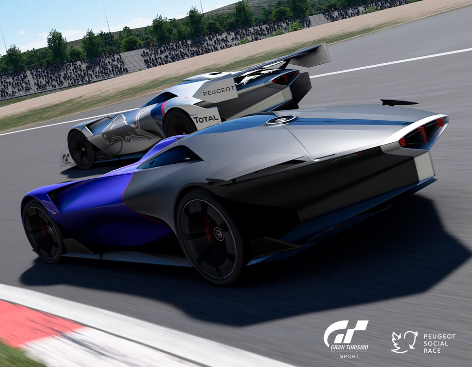 Photo officielle Peugeot L750 R HYbrid Vision Gran Turismo (2017