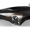 Photo sketch 3/4 arrière Peugeot Onyx Concept Car (2012) - 1-040