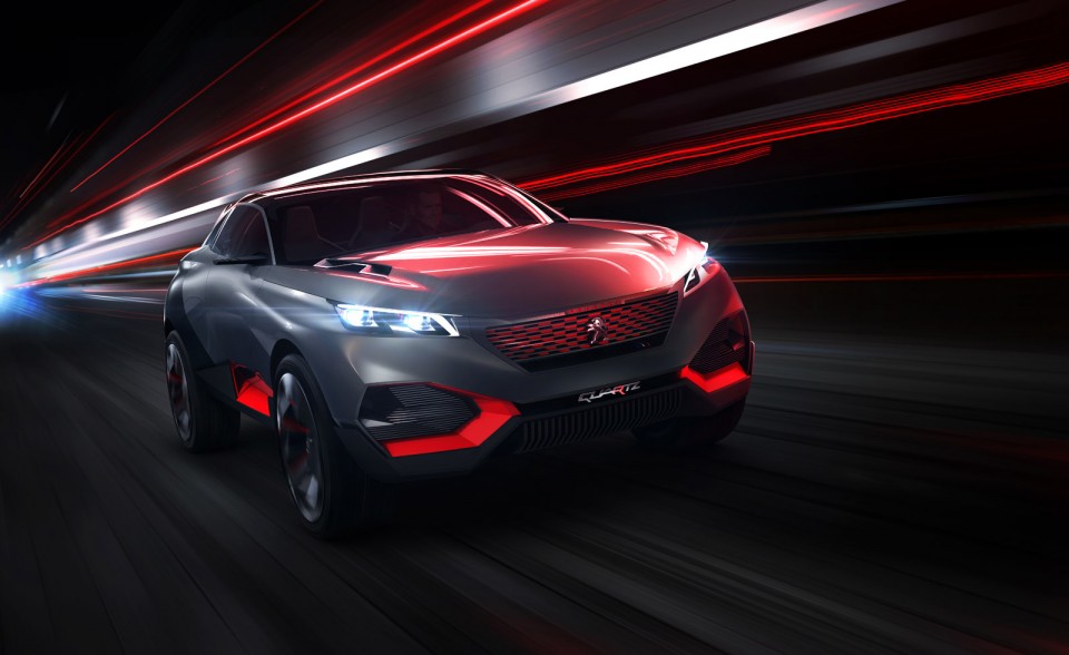 Photo officielle Peugeot Quartz Concept Car (2014)