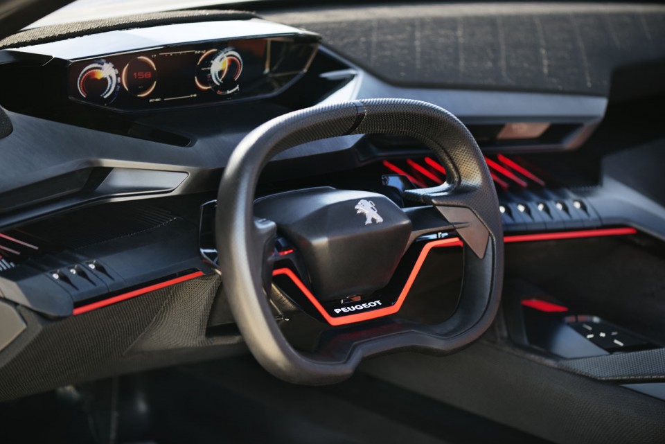 Photo volant Peugeot Quartz Concept Car (2015)