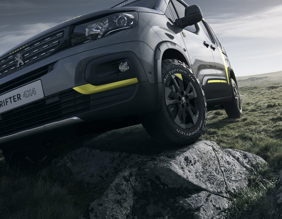 Photo officielle Peugeot Rifter 4x4 Concept Car 2018