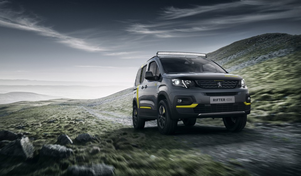 Photo officielle Peugeot Rifter 4x4 Concept Car 2018