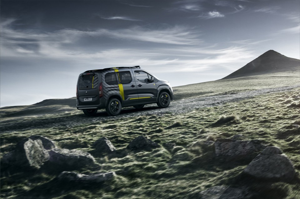 Photo officielle Peugeot Rifter 4x4 Concept Car 2018