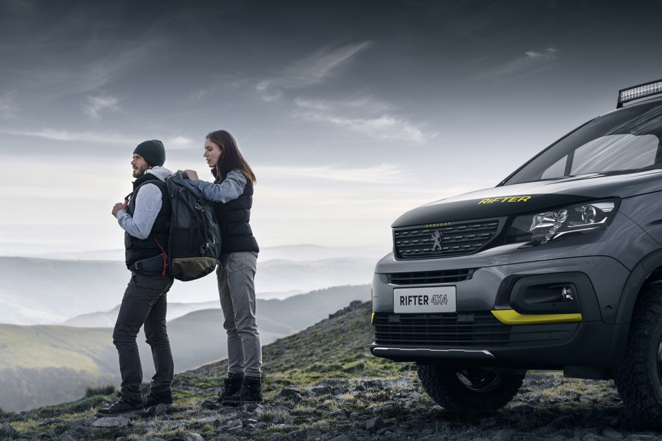 Photo officielle Peugeot Rifter 4x4 Concept Car 2018