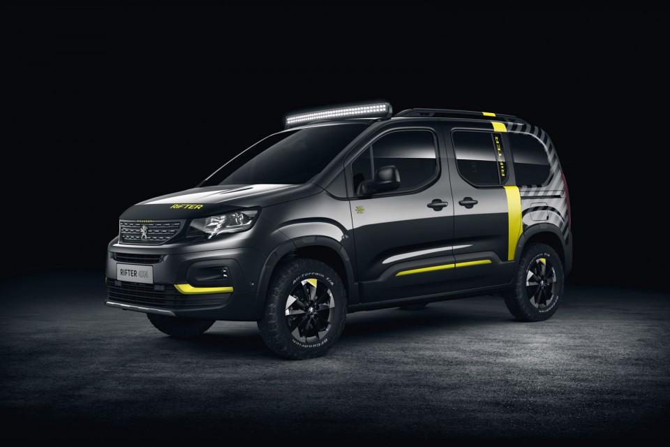 Photo 3/4 avant Peugeot Rifter 4x4 Concept Car 2018