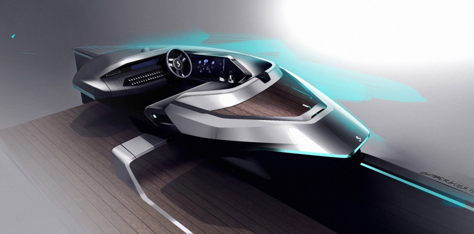 Illustration officielle Bénéteau Peugeot Sea Drive Concept (20