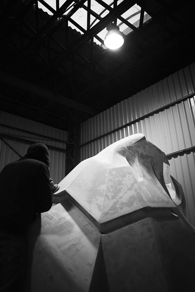 Photo Making Of Lion Monumental Peugeot (2018)