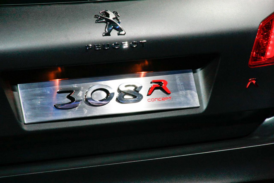 Photo plaque Peugeot 308 R Concept - Salon de Francfort 2013 - 1-007
