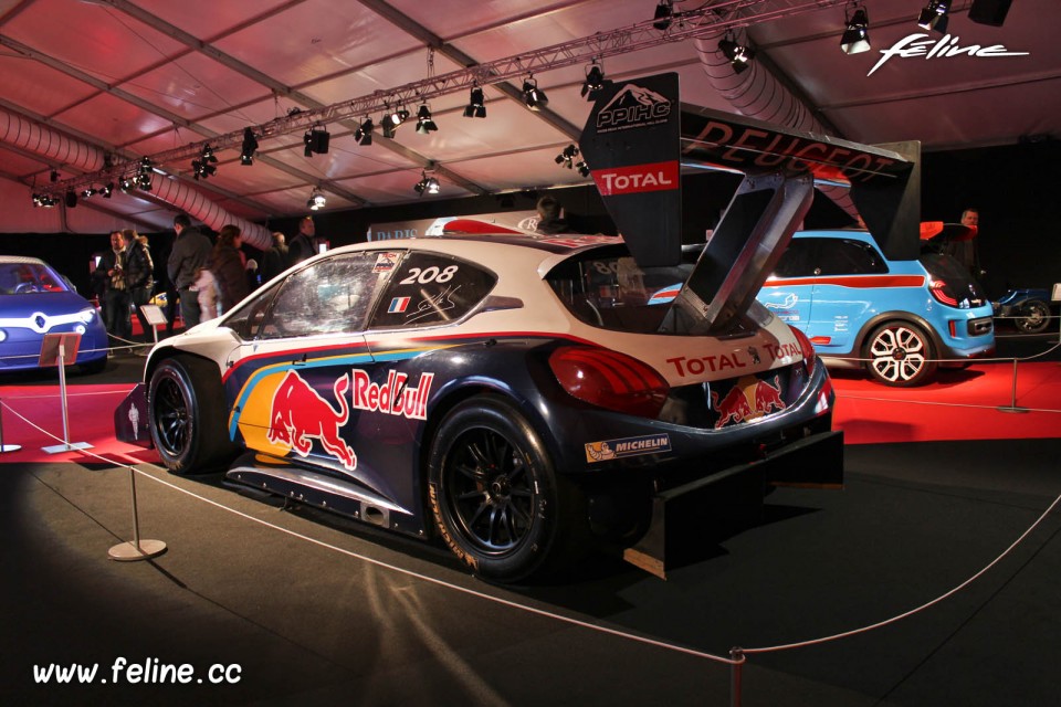 3/4 arrière Peugeot 208 T16 Pikes Peak (2013) - Concept Cars 20