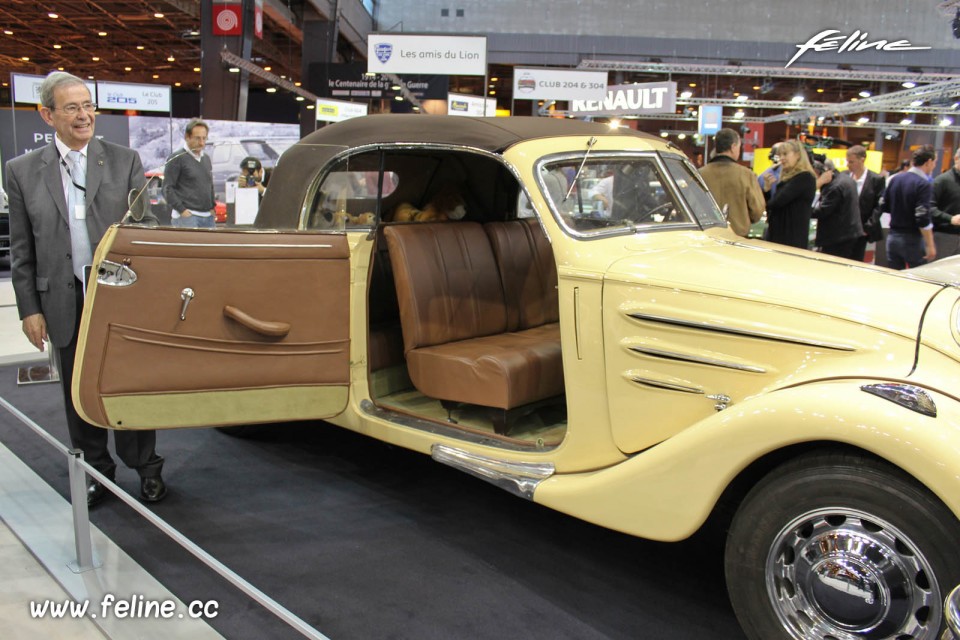 Peugeot 402 B coach décapotable (1939) - Salon Rétromobile 2014