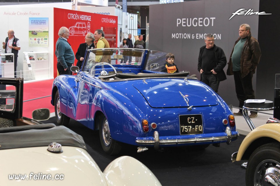 Photo Peugeot 203 Worblaufen Cabriolet (1951) - Salon Rétromobile 2014