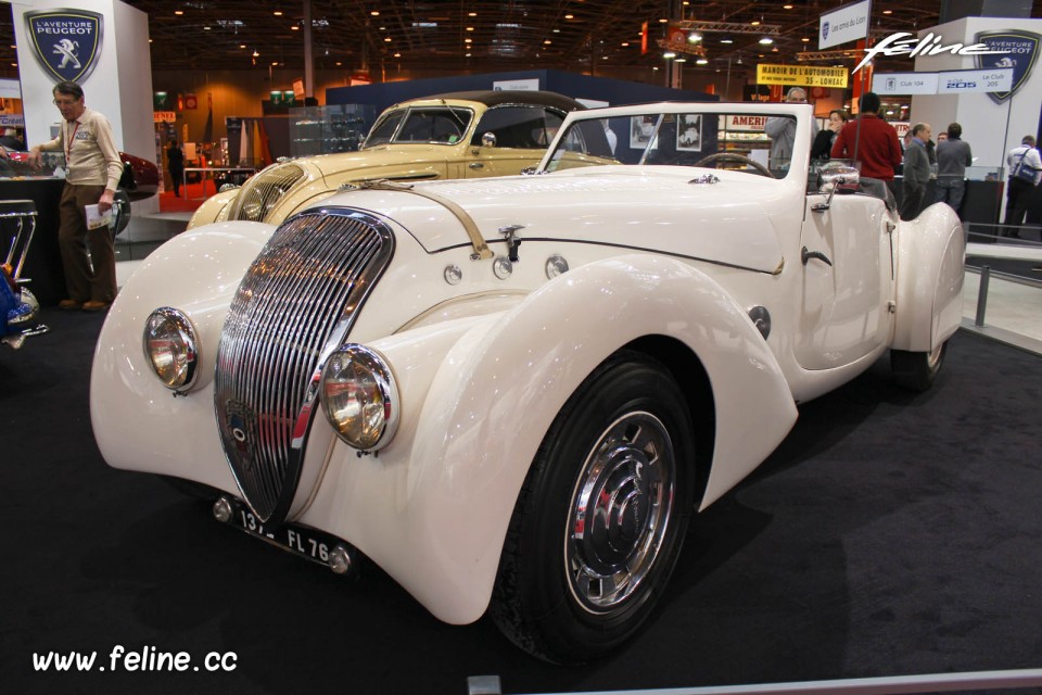 Peugeot 402 Darl'mat Cabriolet (1938) - Salon Rétromobile 2014