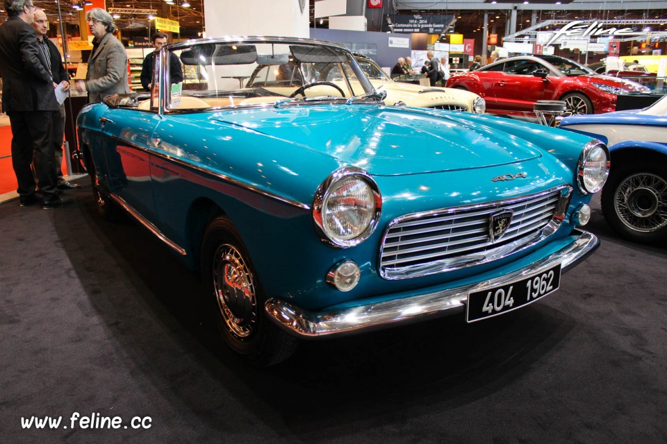 Peugeot 404 Injection Cabriolet (1962) - Salon Rétromobile 2014