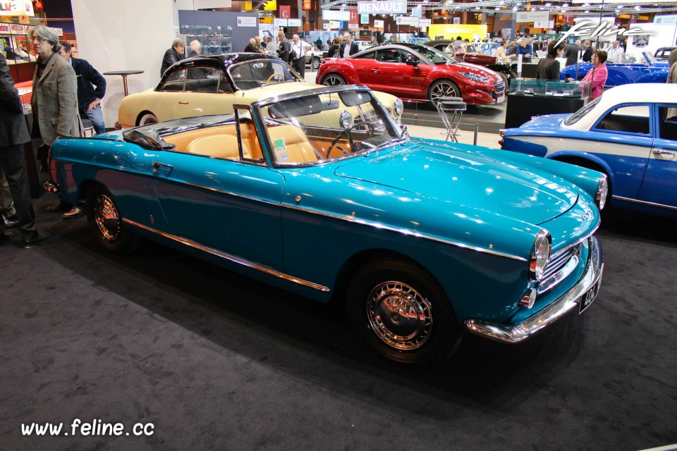 Photo Peugeot 404 Injection Cabriolet (1962) - Salon Rétromobile 2014