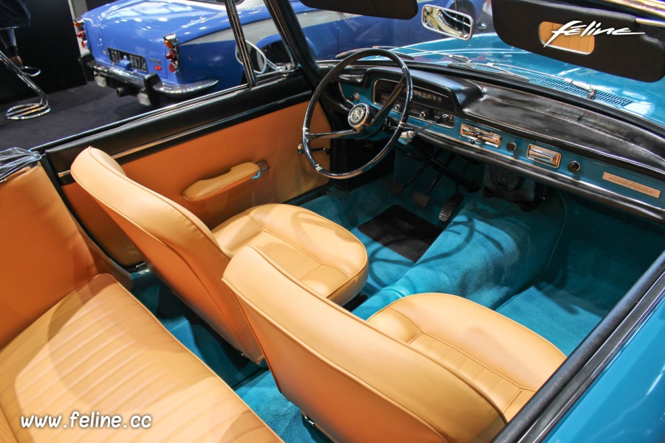 Intérieur Peugeot 404 Injection Cabriolet (1962) - Salon Rétromobile 2014