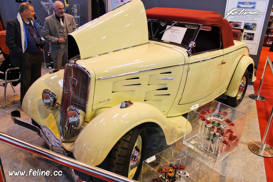 Photo Peugeot 401 Roadster (1935) - Salon Rétromobile 2014