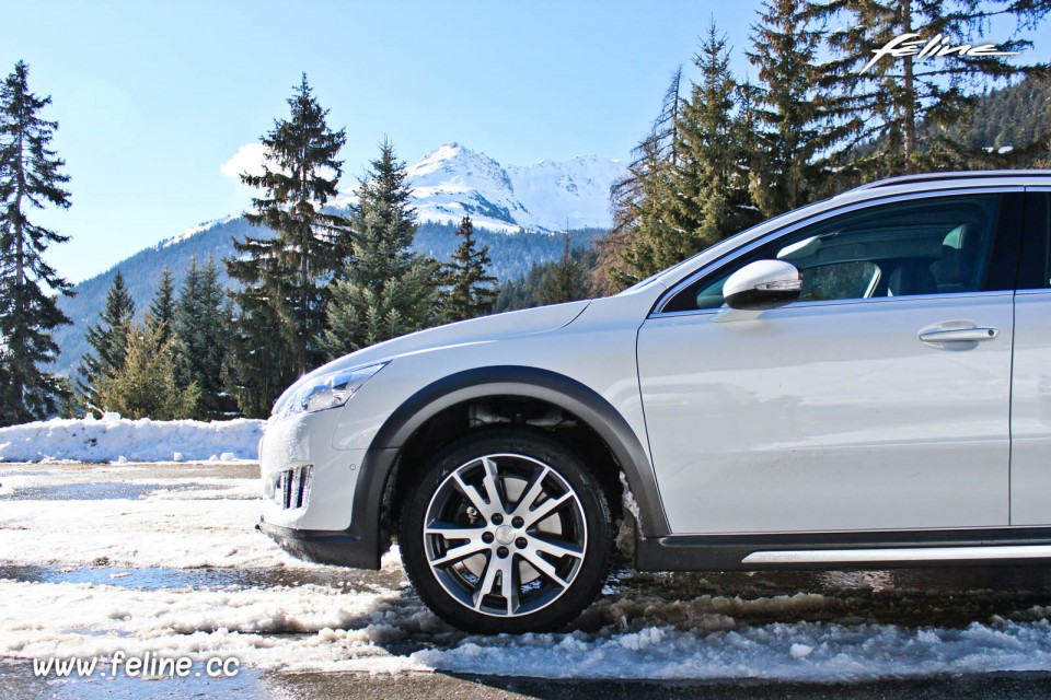 Peugeot 508 RXH Blanc Nacré - Peugeot Winter Experience 2014