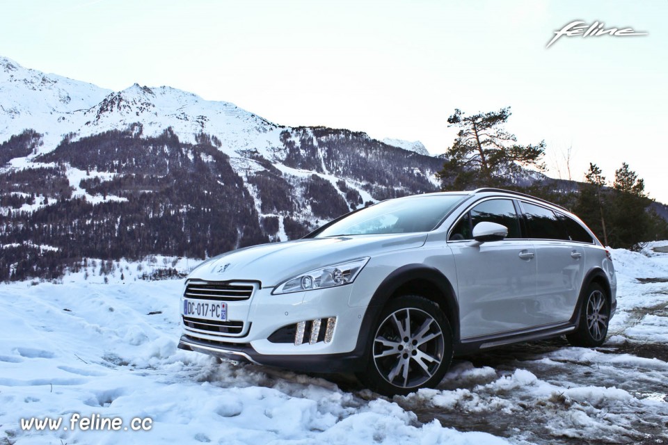 Peugeot 508 RXH Blanc Nacré - Peugeot Winter Experience 2014