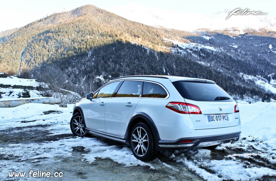 Peugeot 508 RXH Blanc Nacré - Peugeot Winter Experience 2014