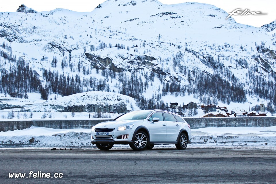 Peugeot 508 RXH Blanc Nacré - Peugeot Winter Experience 2014