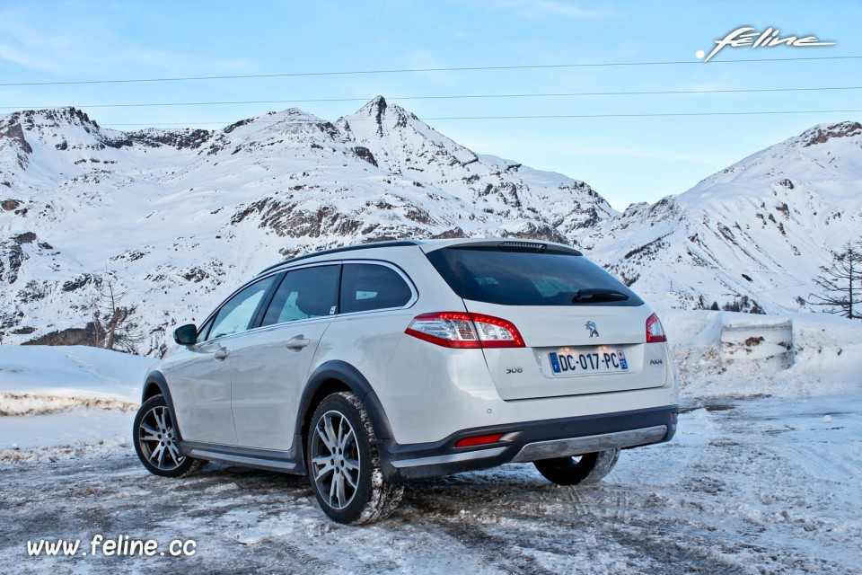 Peugeot 508 RXH Blanc Nacré - Peugeot Winter Experience 2014