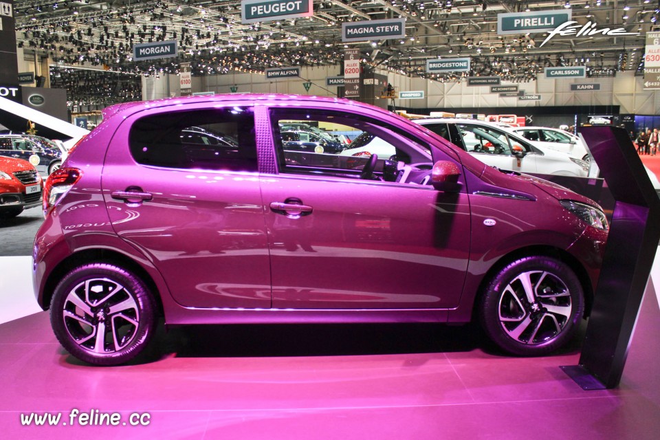 Photo Peugeot 108 Allure Red Purple - Salon de Genève 2014