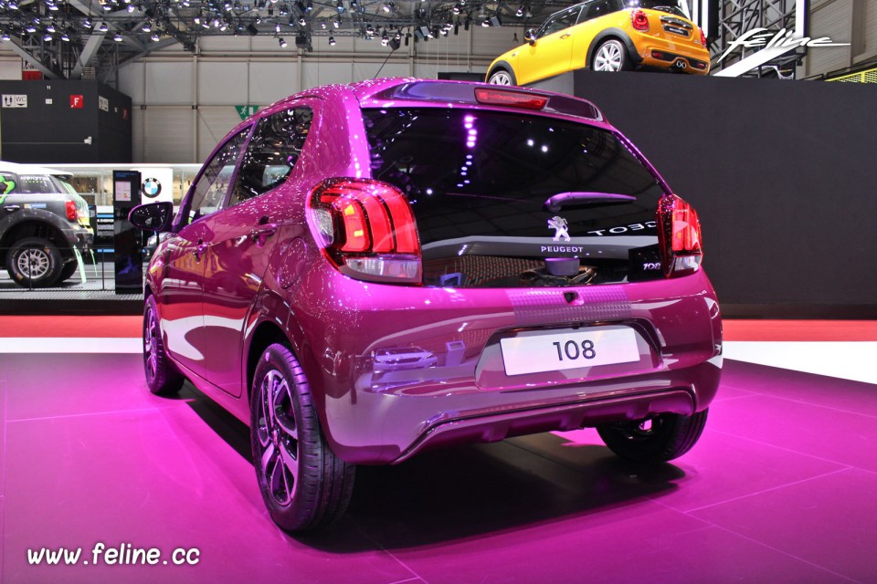 Photo Peugeot 108 Allure Red Purple - Salon de Genève 2014